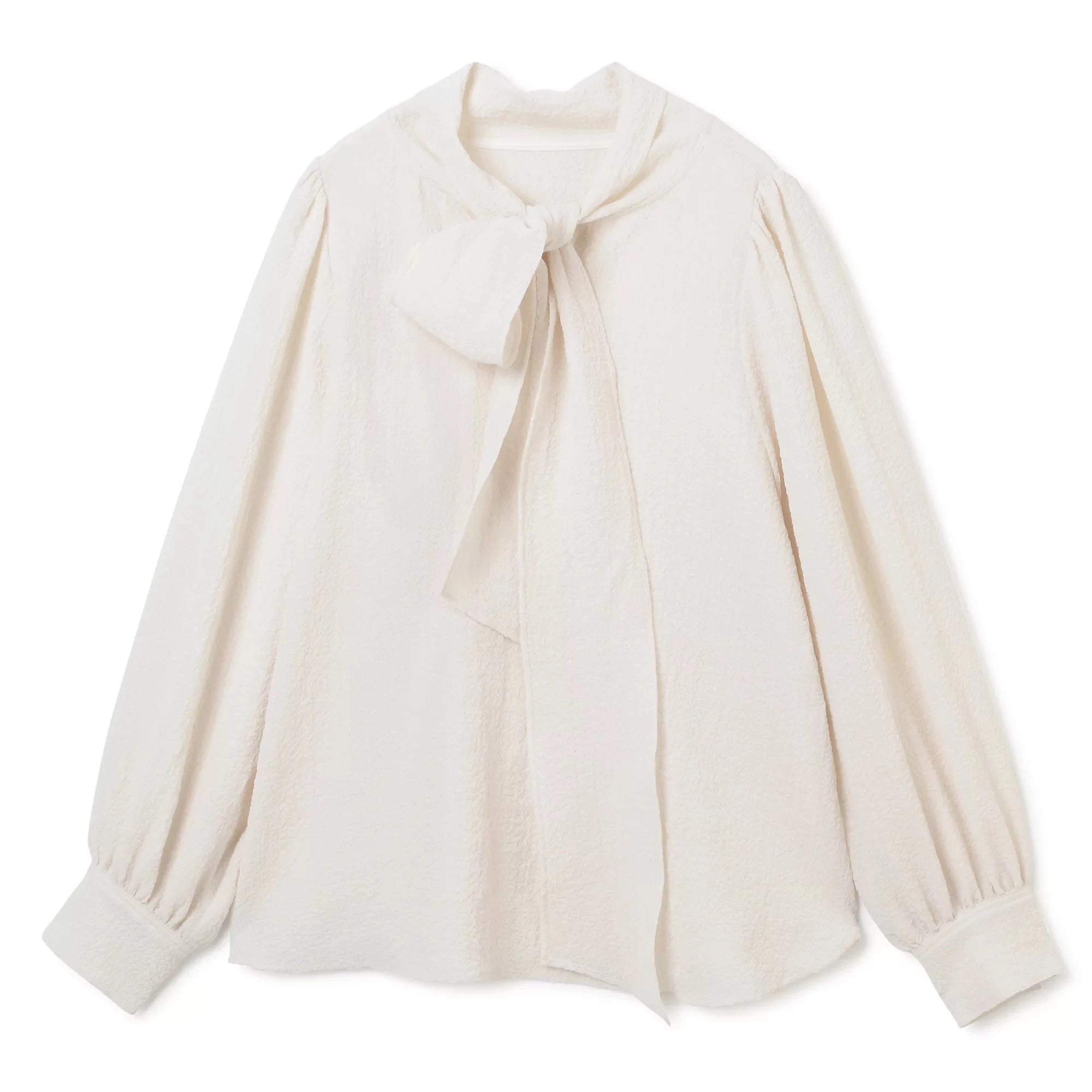 M7days
【徳原文子さんコラボ】【洗える】シボ感ボウタイブラウス
￥17,600