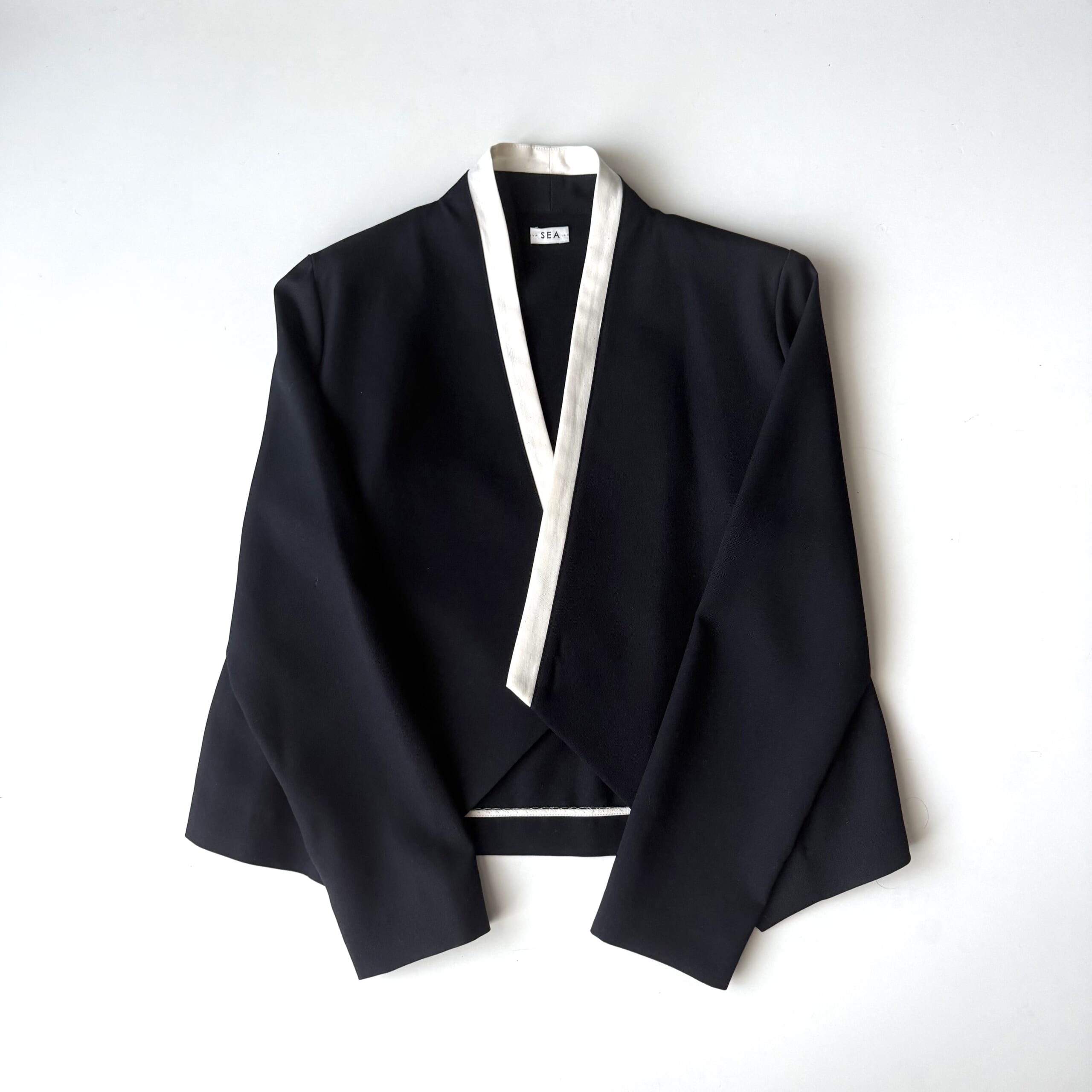 「SEA」　サージ着物ジャケット