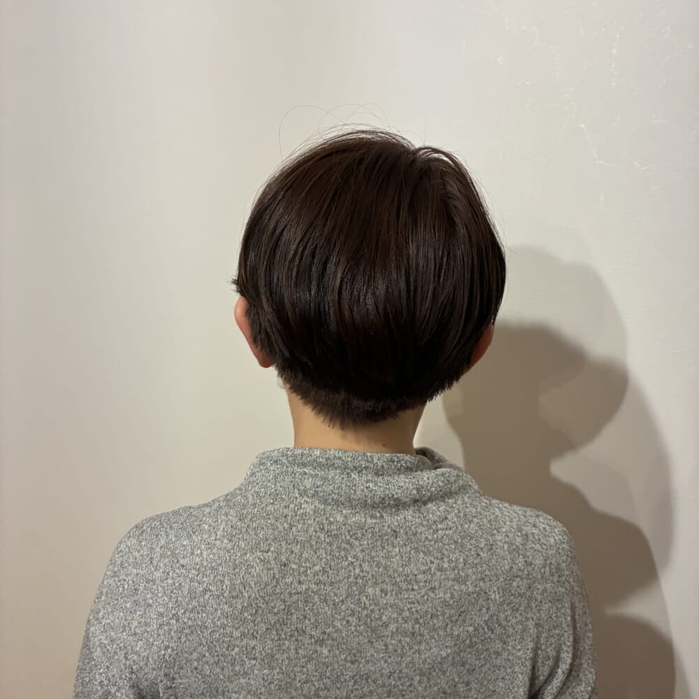 ハンサムショート　ピンクベージュ　LEE100人隊