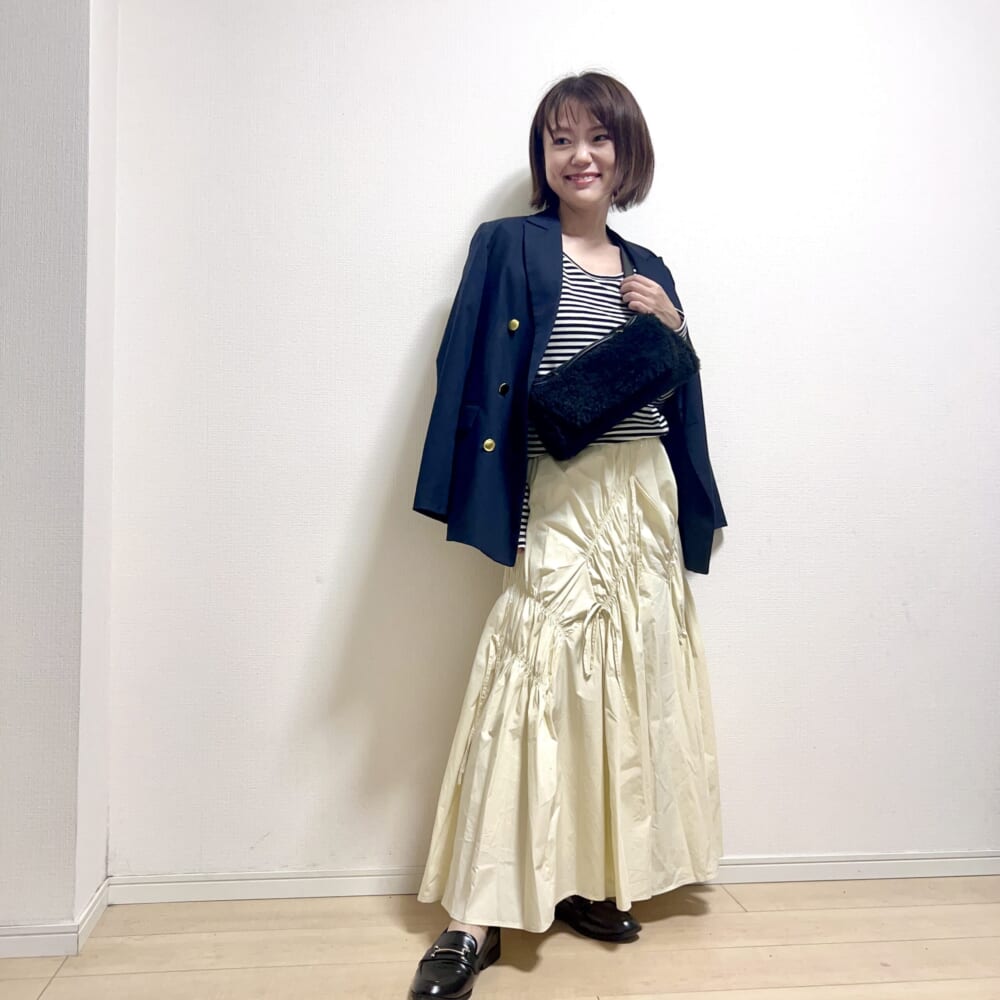 LEE3月号　レビュー　ジャケット　春服　まねっこコーデ　ファッション