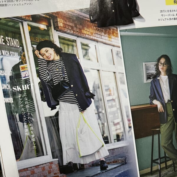 LEE3月号　レビュー　ジャケット　春服　まねっこコーデ　ファッション