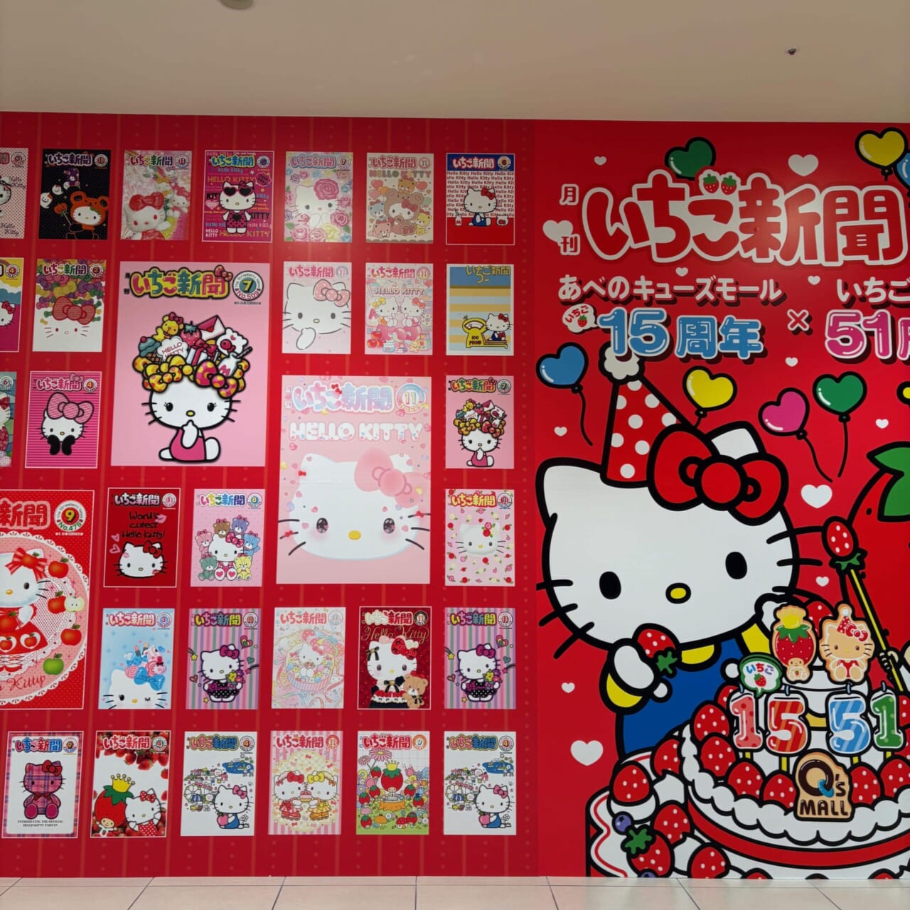 あべのキューズモール キティちゃん 大阪旅行
