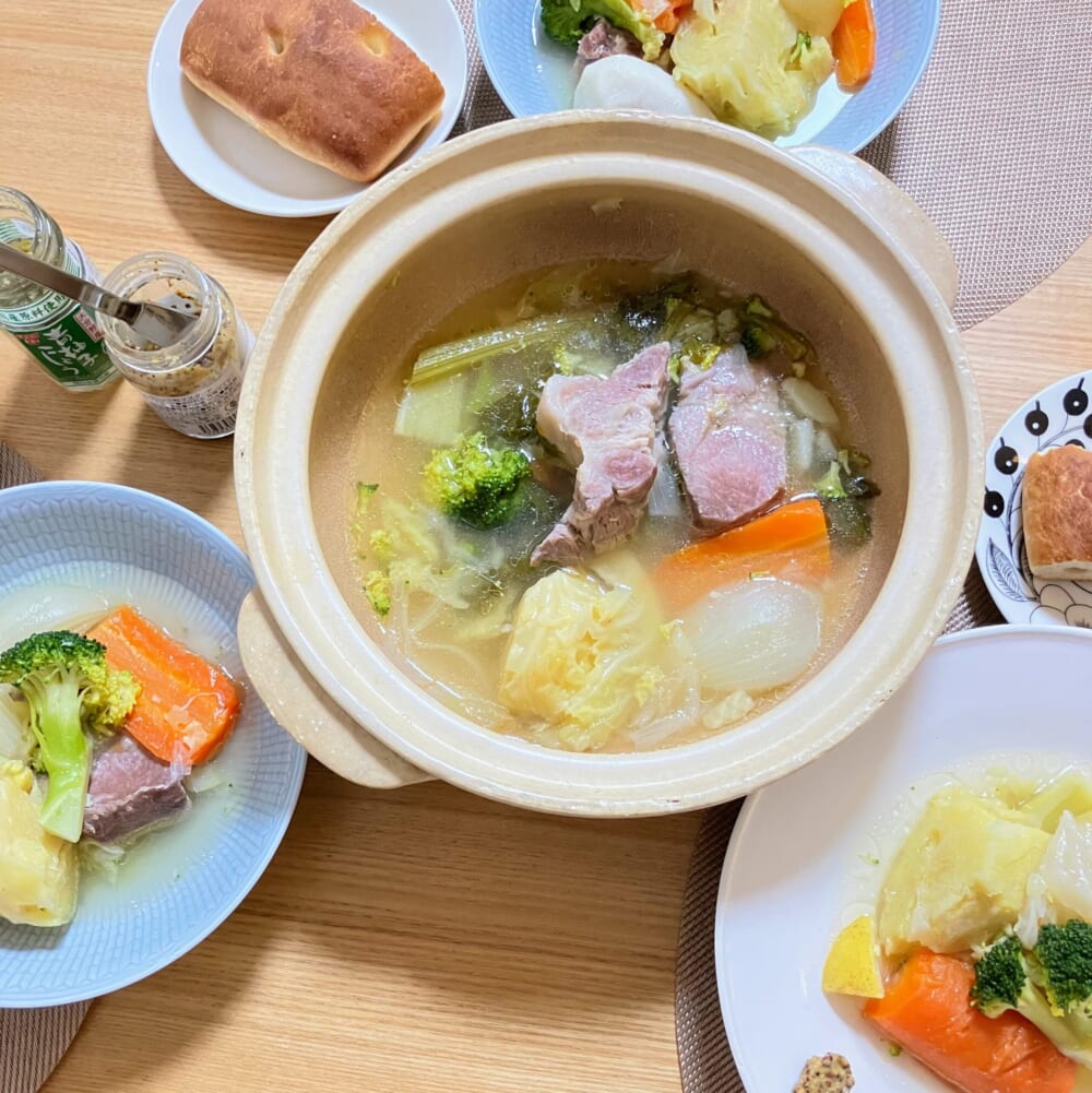 桑原亮子さん　ポテ鍋　LEEレシピ