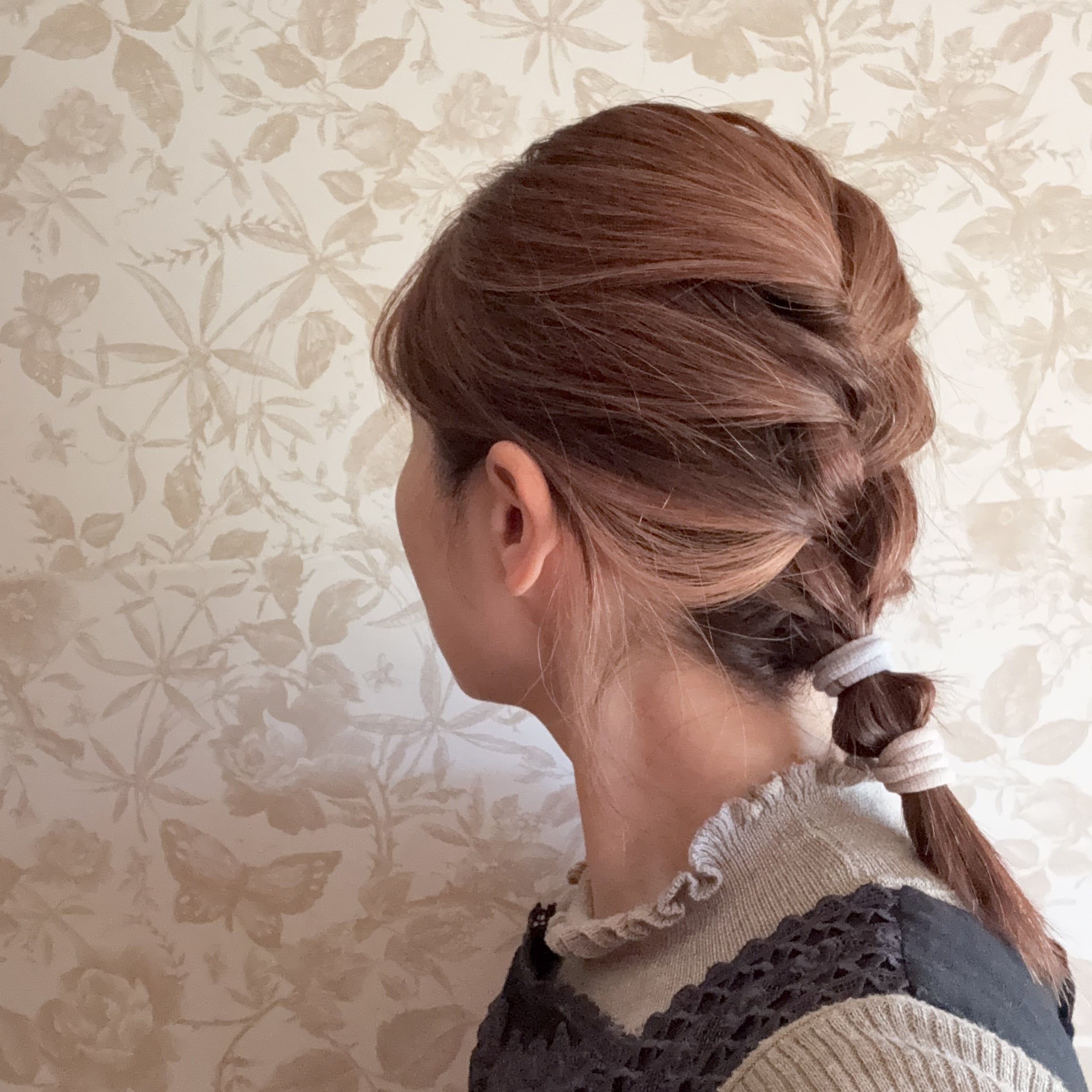 ヘアアレンジ　ルーズヘア　3coins プチプラ