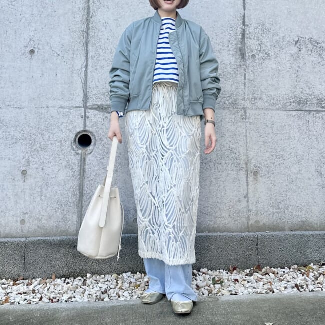 【30代ママ】ユニクロやcocaのアイテムで春待ちコーデ | 2月下旬・最高気温20度