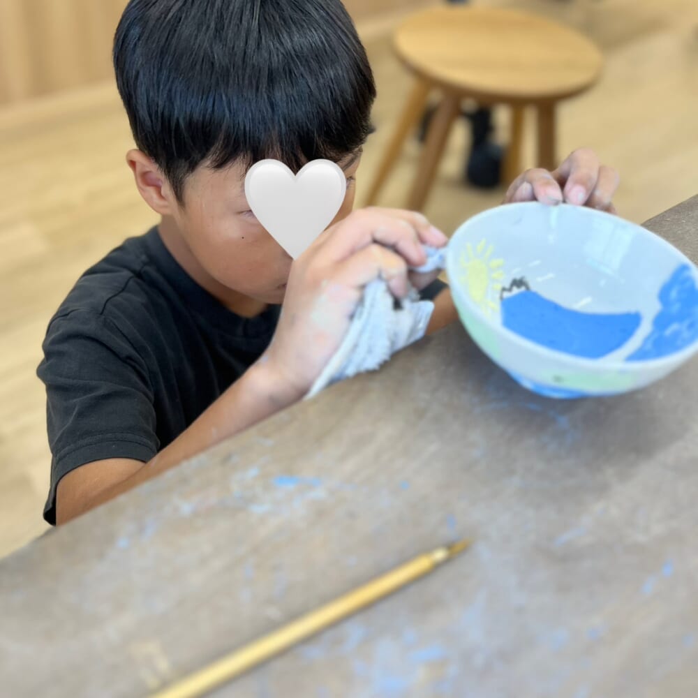 九谷焼　絵付け体験　子ども食器　うつわ