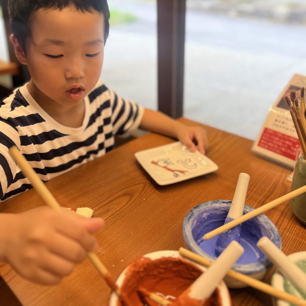 九谷焼　絵付け体験　子ども食器　うつわ