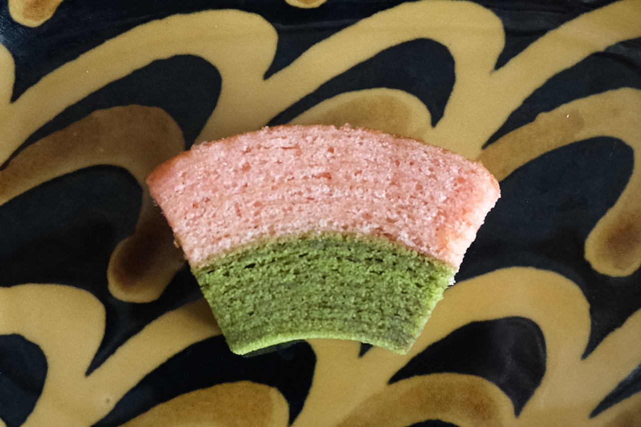 桜と抹茶のカットバウム使用シーン