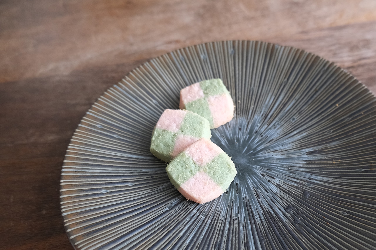 桜のアイスボックスクッキー使用シーン