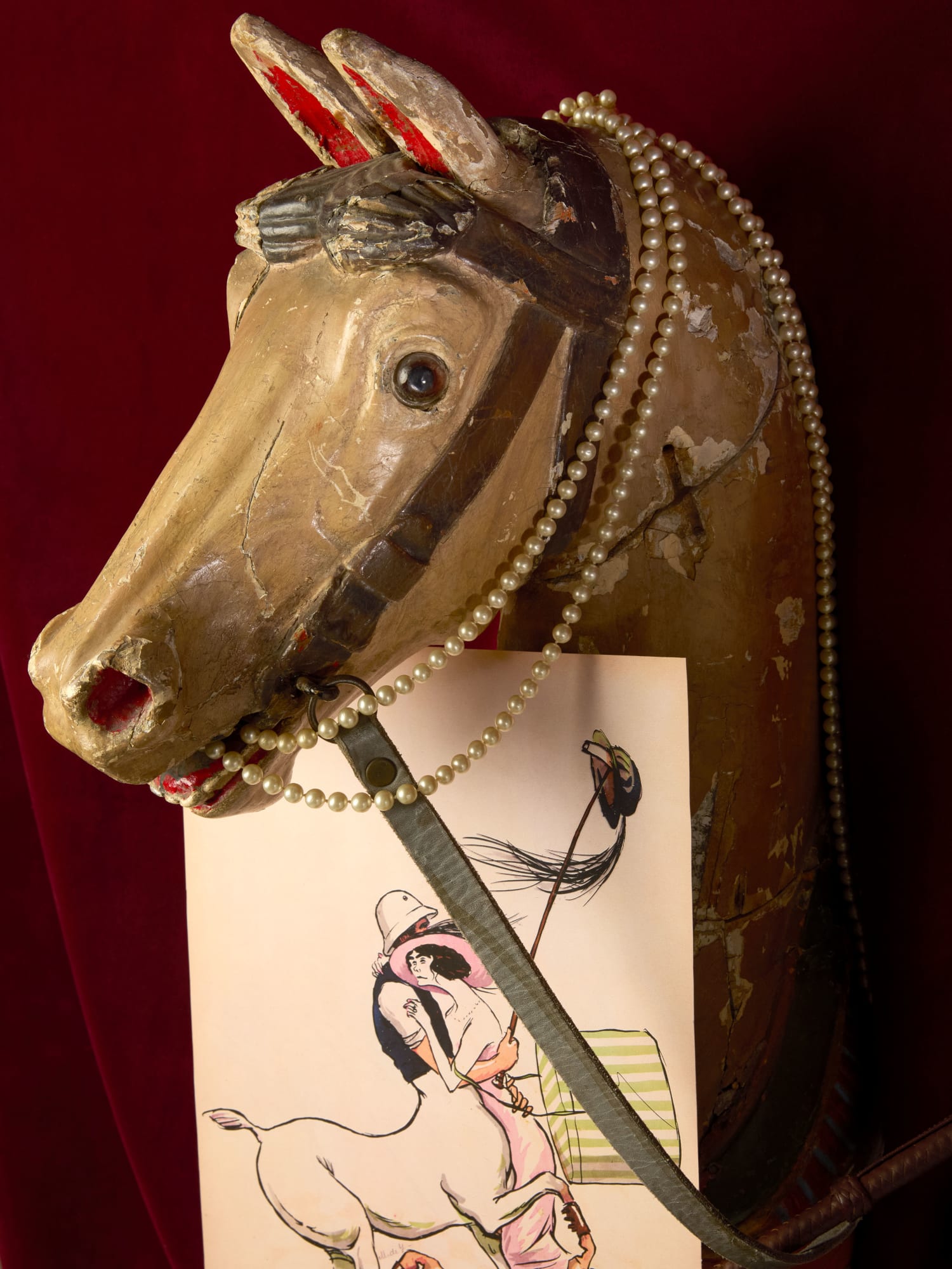 セム作 ガブリエル シャネルとボーイ カペルのドローイング 1913年 -パリ、パトリモアンヌ・シャネル蔵 ©CHANEL/Roe Ethridge