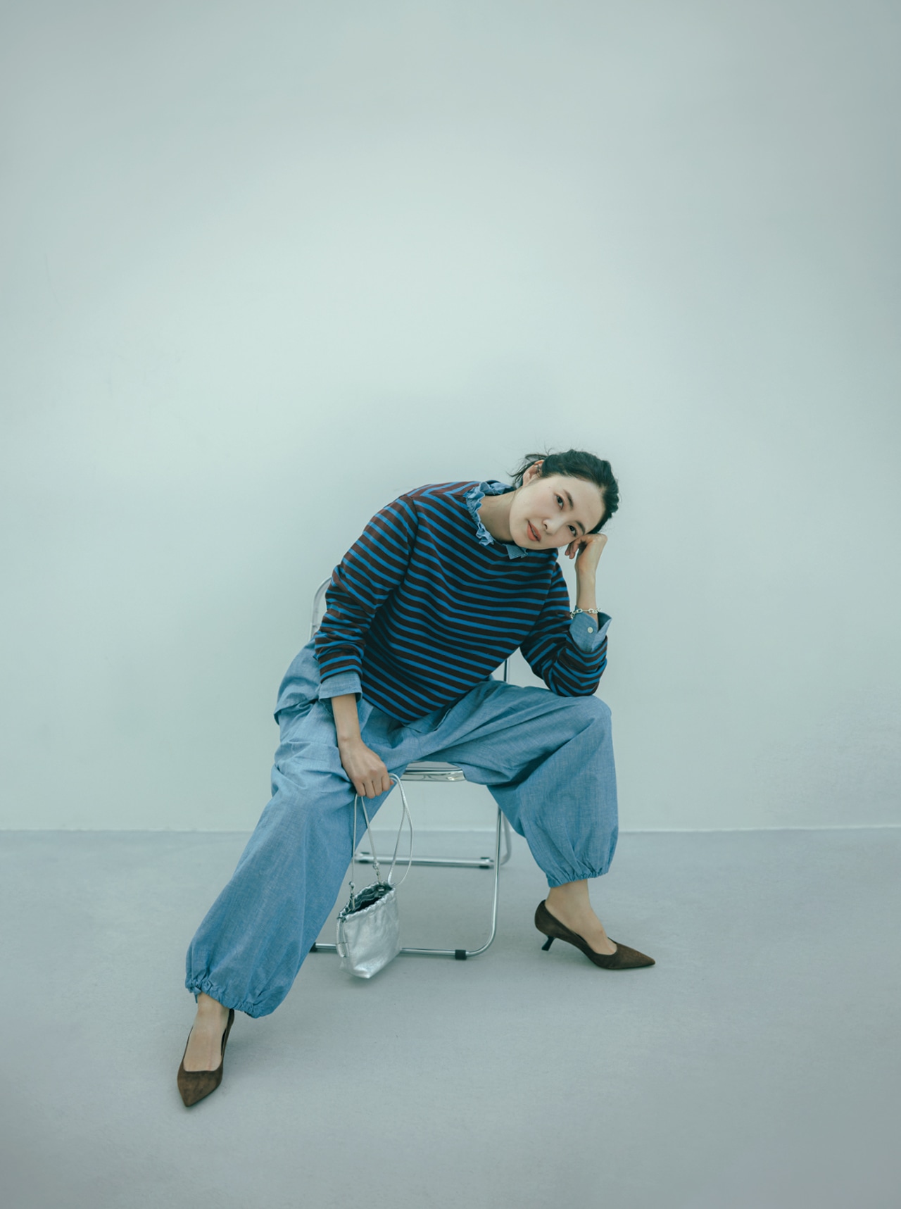 浜島直子さんのカットソー￥14300／オーシバルトウキョウ（オーシバル）のコーデ