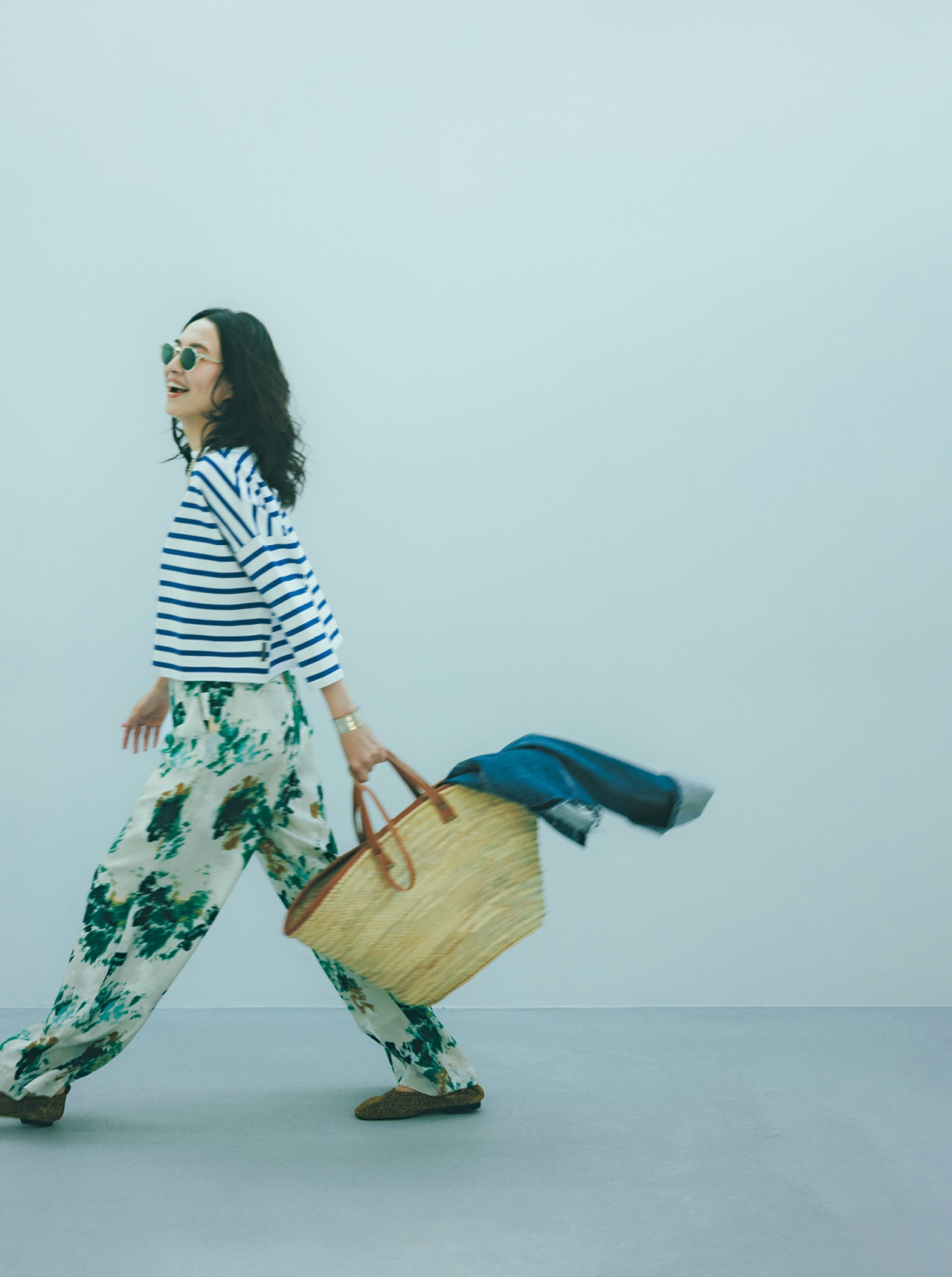 浜島直子さんのカットソー￥14300／トラディショナル ウェザーウェア 渋谷店（トラディショナル ウェザーウェア）のコーデ