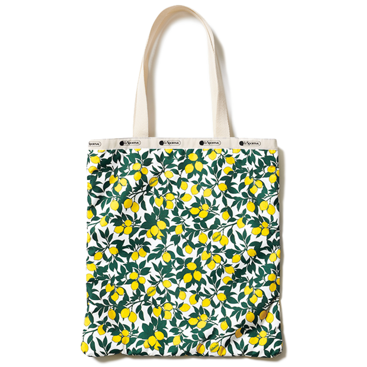 20th Anniv. LEE限定 LeSportsac(レスポートサック)【LEEマルシェ20th別注】LARGE EMERALD TOTE/レモンオーチャード
