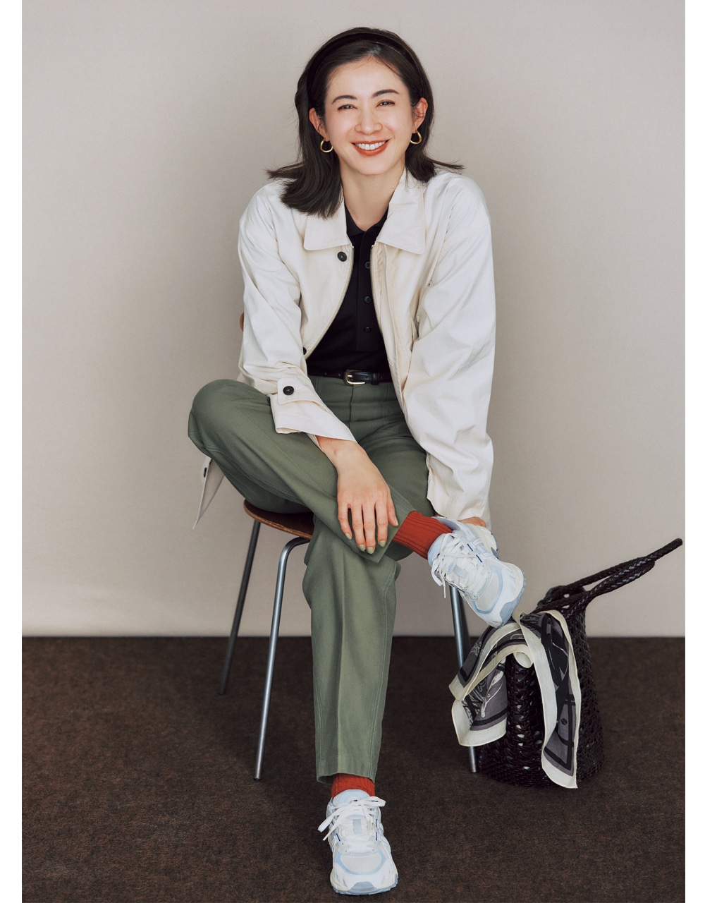 高垣麗子さん【ASICS（アシックス）】スニーカーコーデ