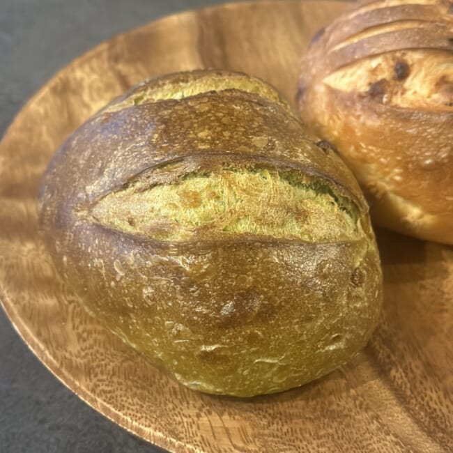 メゾンカイザー　抹茶と柚子のパン