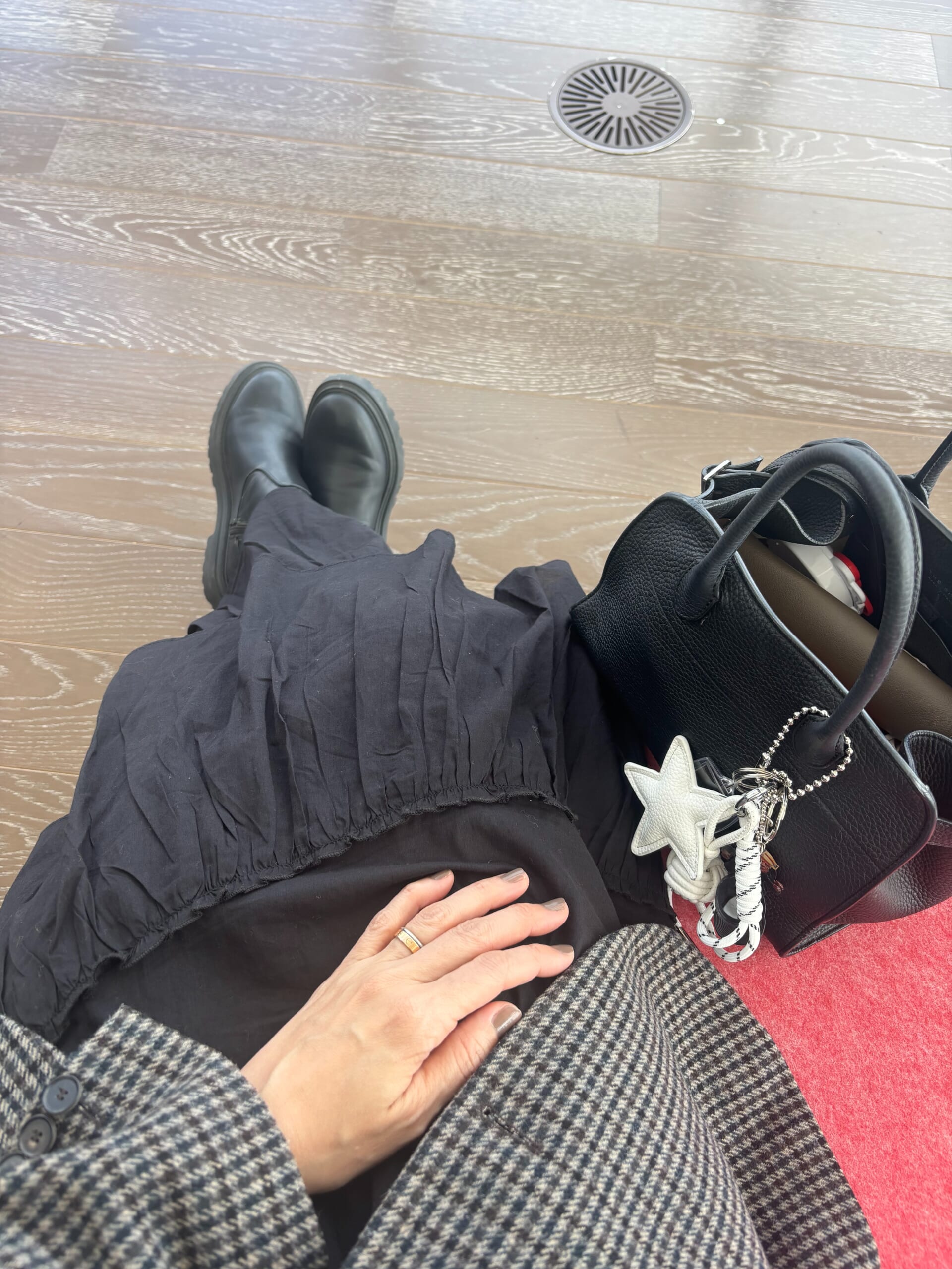 ワークマンのスカートコーデ