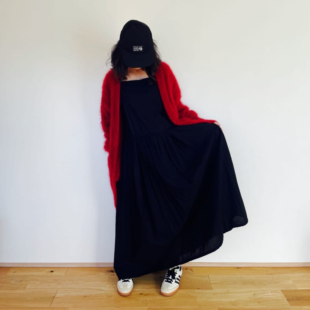 adidas Originals SAMBA OG クリームホワイト
UNITED ARROWS　UWSC ファー ロングカーディガン
IENA【KALANCHOE/カランコエ】別注 POPLIN DRESS / ワンピース