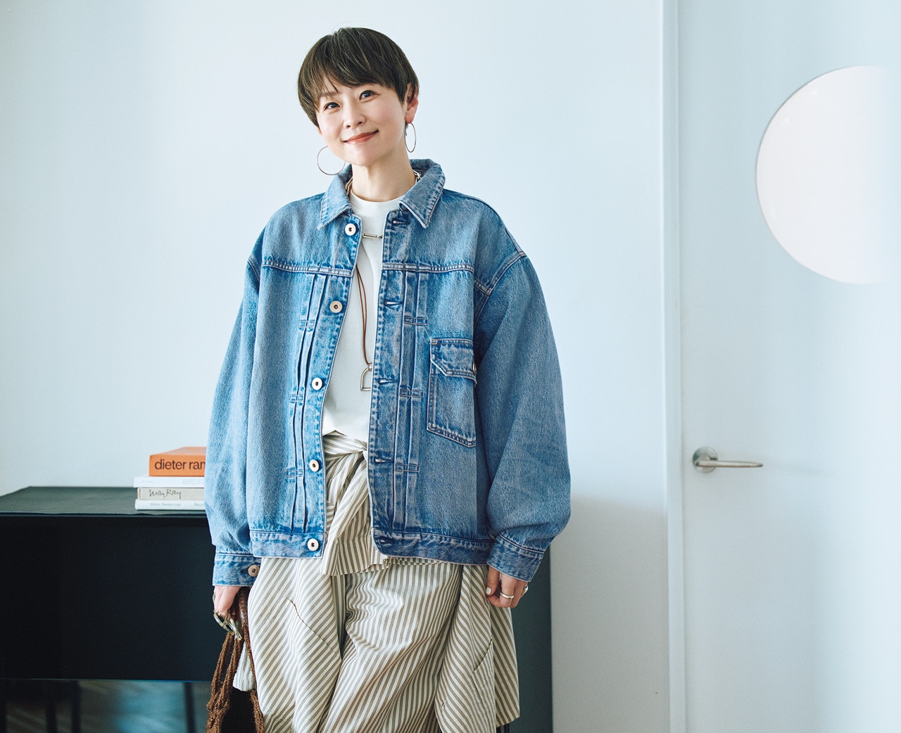 五明祐子さんの20th Anniv. LEE DAYS限定 upper hights（アッパーハイツ）【洗える】【五明祐子さんコラボ】THE FIVE サイズ3のコーデ