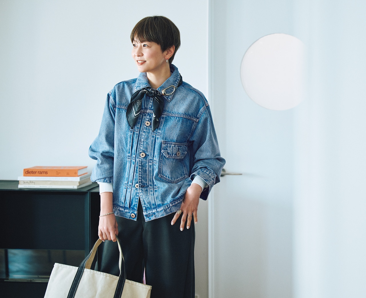 五明祐子さんの20th Anniv. LEE DAYS限定 upper hights（アッパーハイツ）【洗える】【五明祐子さんコラボ】THE FIVE サイズ1のコーデ