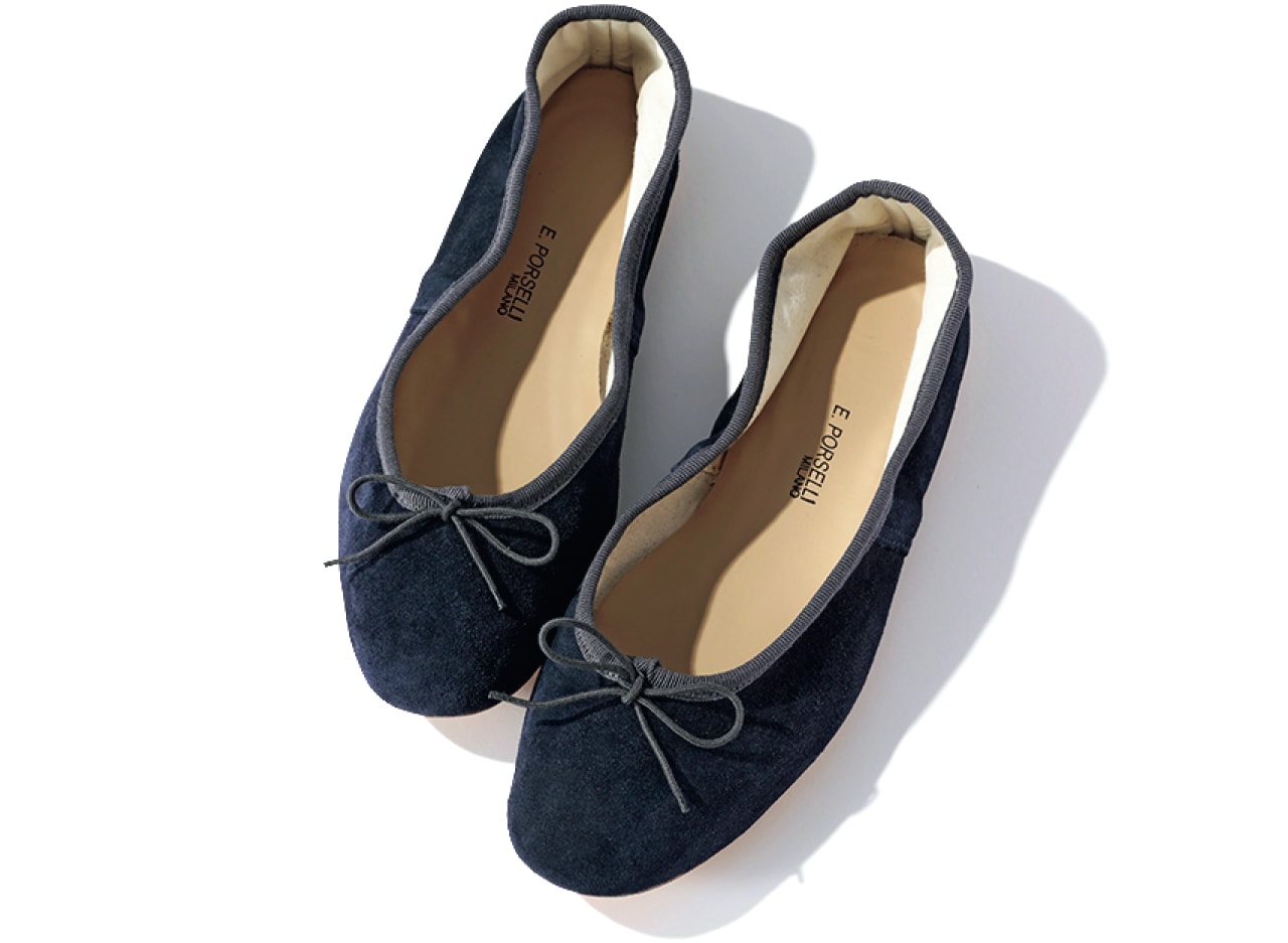 20th Anniv. LEE DAYS限定 Porselli（ポルセリ）【五明祐子さんコラボ】バレエシューズ