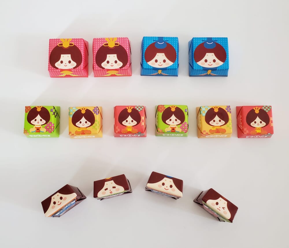 ビッグチロル〈ひなまつり〉の個装パッケージ