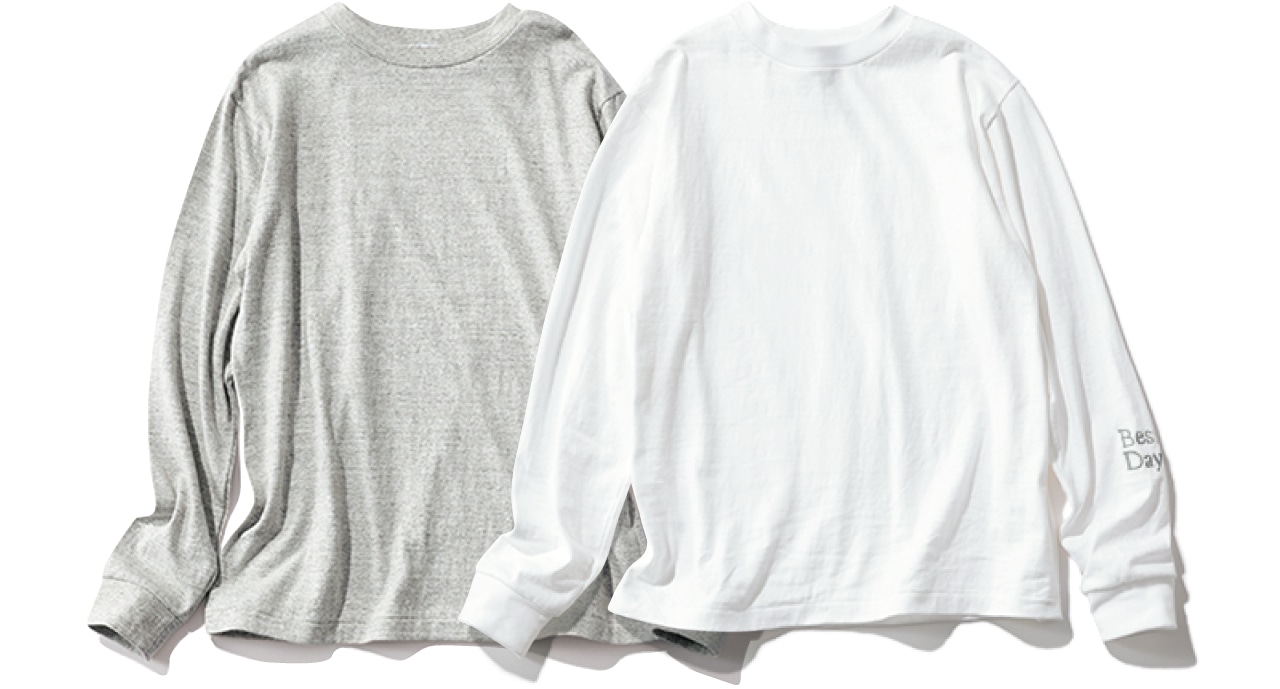 20th Anniv. LEE DAYS限定 Americana（アメリカーナ）【洗える】【五明祐子さんコラボ】エンブロイダリーロングスリーブT