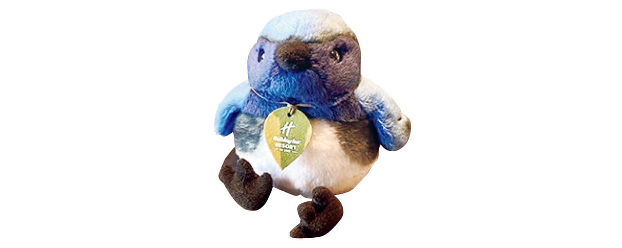 公式マスコットの〝るりちゃん〞