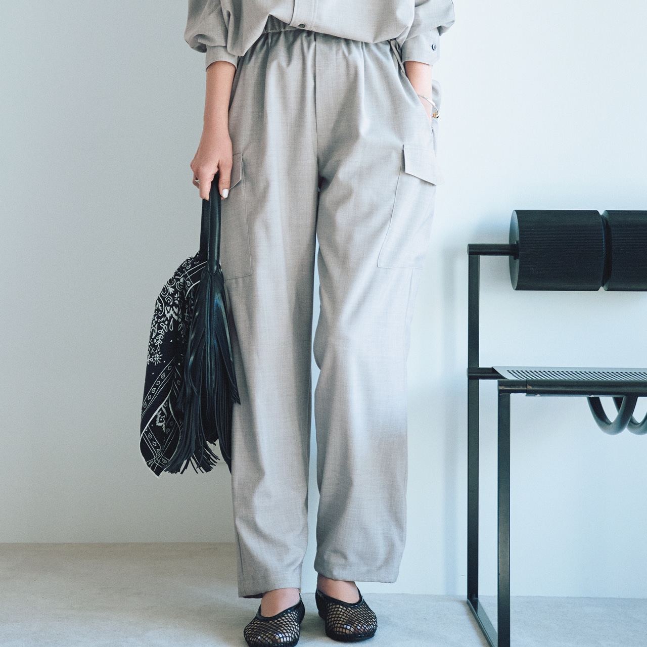 20th Anniv. LEE DAYS限定 TICCA（ティッカ）【洗える】【五明祐子さんコラボ】TWカーゴパンツ