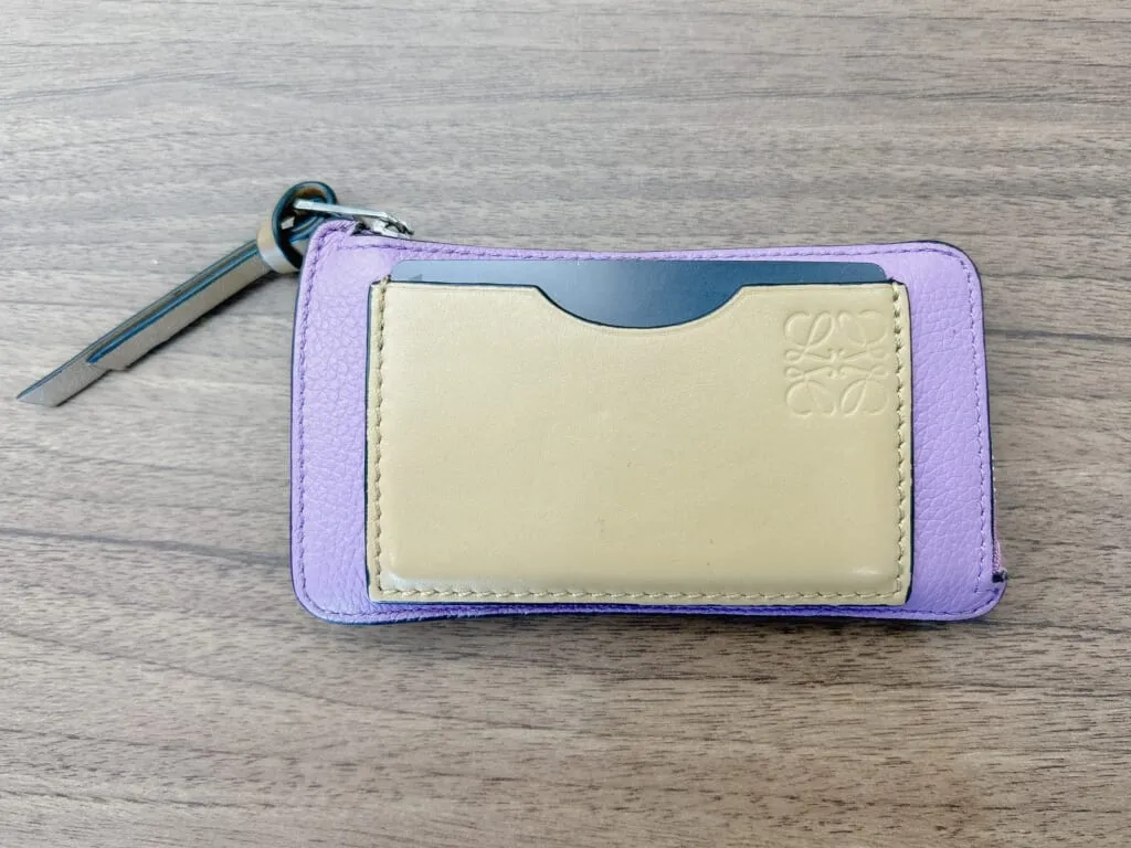 ロエベ「コインカードホルダー」正面