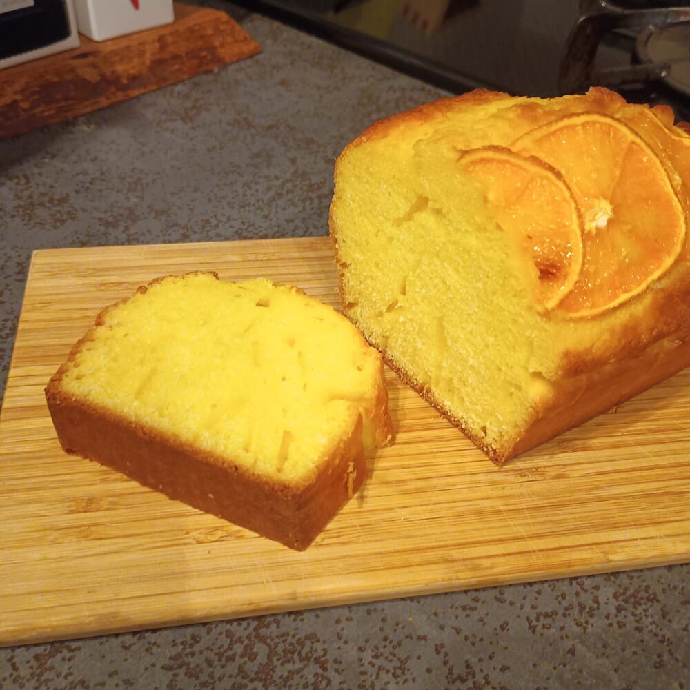 タンカン　ホットケーキミックス　パウンドケーキ
