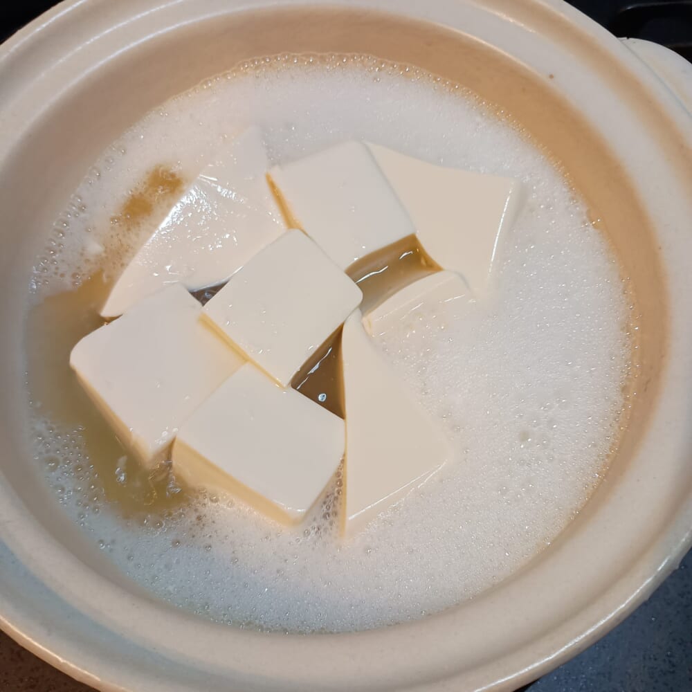 重曹　湯豆腐　和風だし