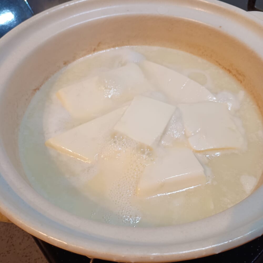 重曹　湯豆腐　和風だし