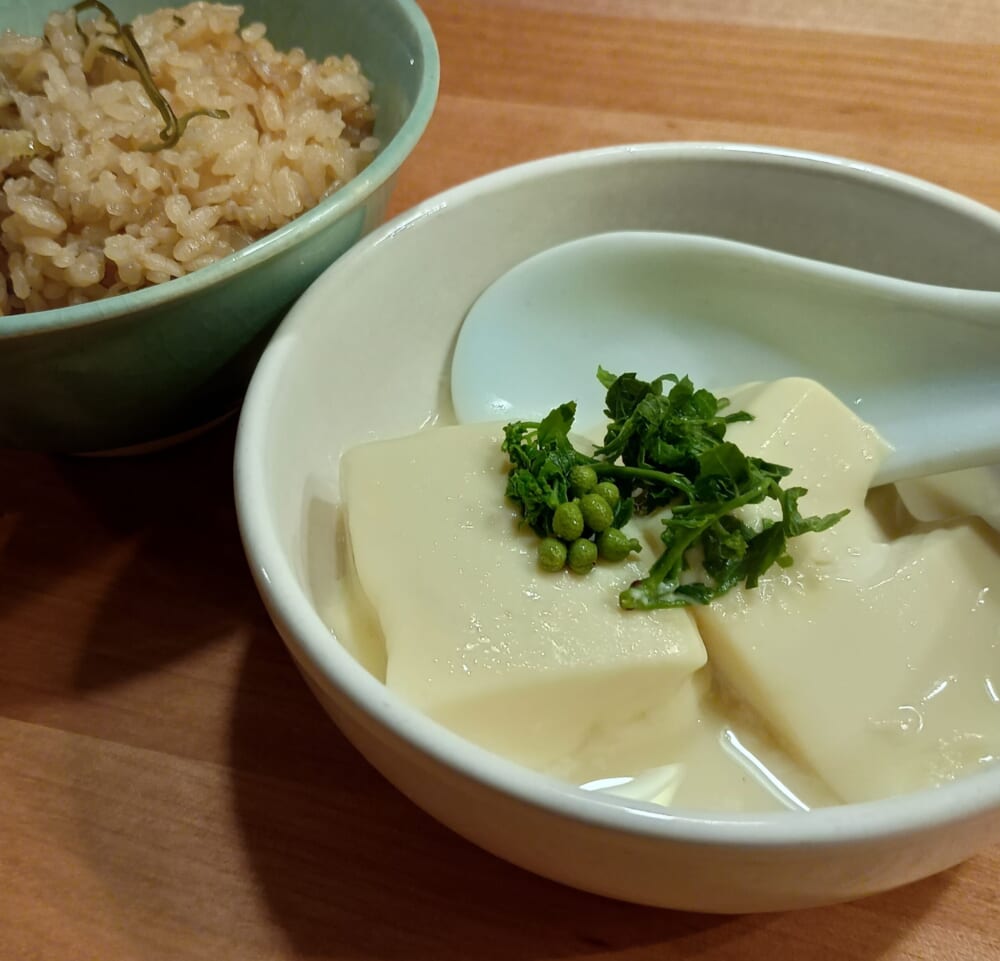 山椒　重曹　湯豆腐