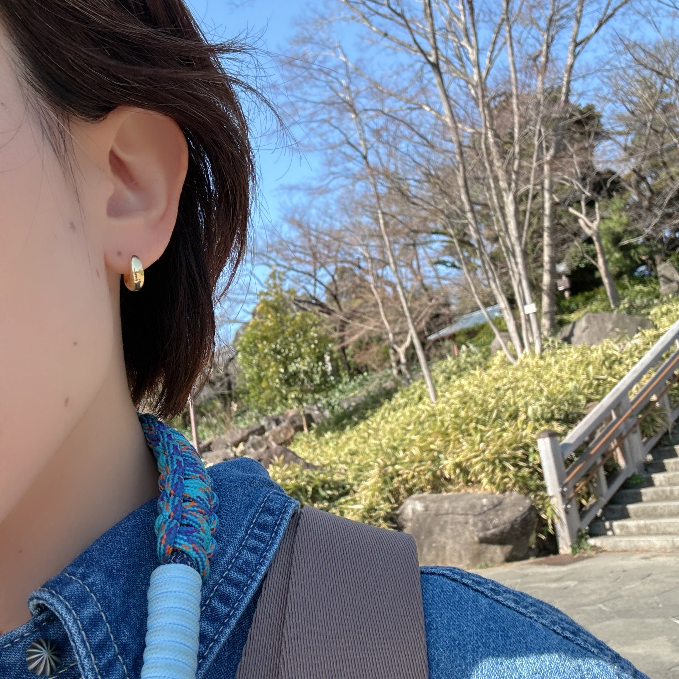 TOM WOOD　トムウッド　ピアス　ICE HUGGIES GOLD アイスハギーズ　ゴールド