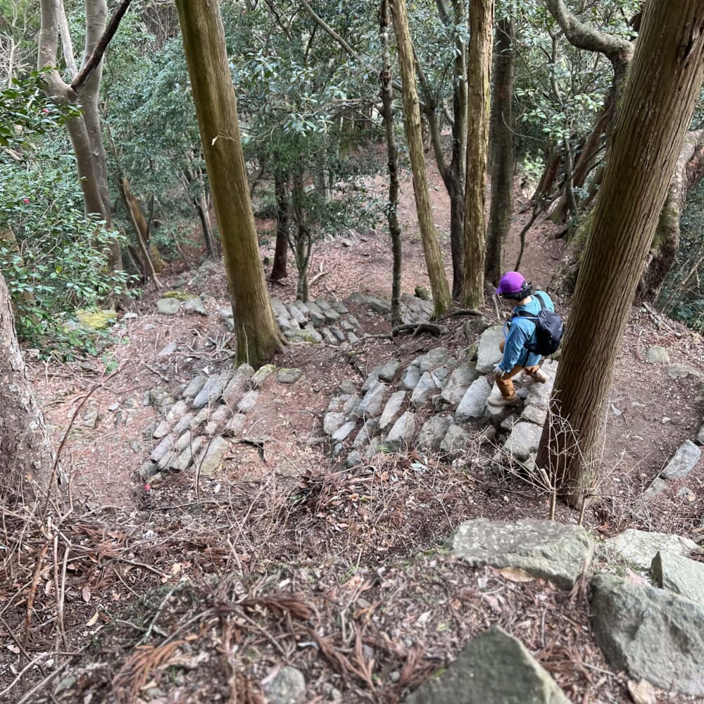 神奈川県　伊勢原市　大山　阿夫利神社 男坂