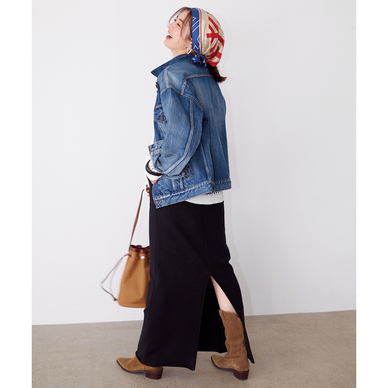 明日なに着る03022026のコーデ　モデル／高垣麗子