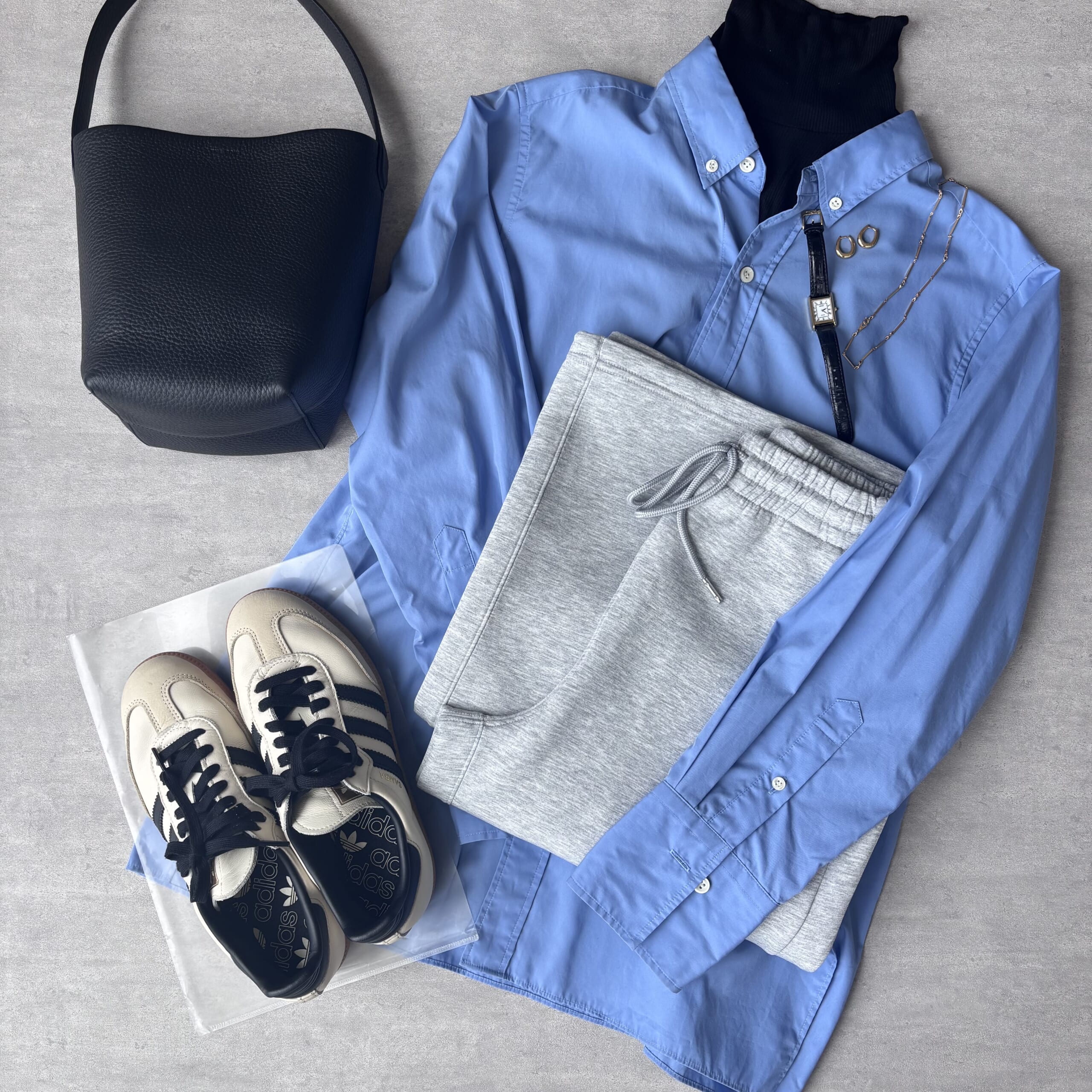 GUパフスウェットバギーパンツ