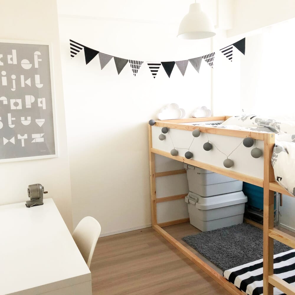 イケア　子どもベッド　クラ