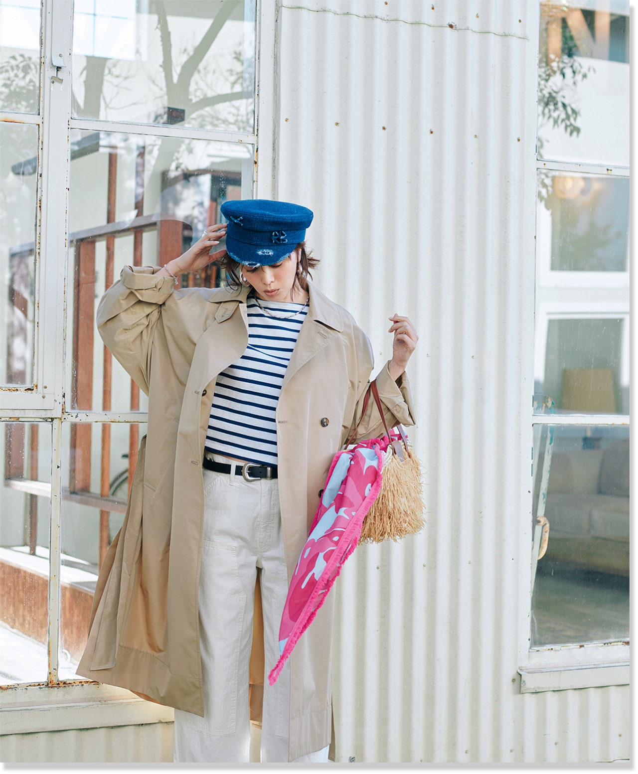 2026LEE4月号人気復活、「ベージュの薄軽トレンチ」に着替えよう！