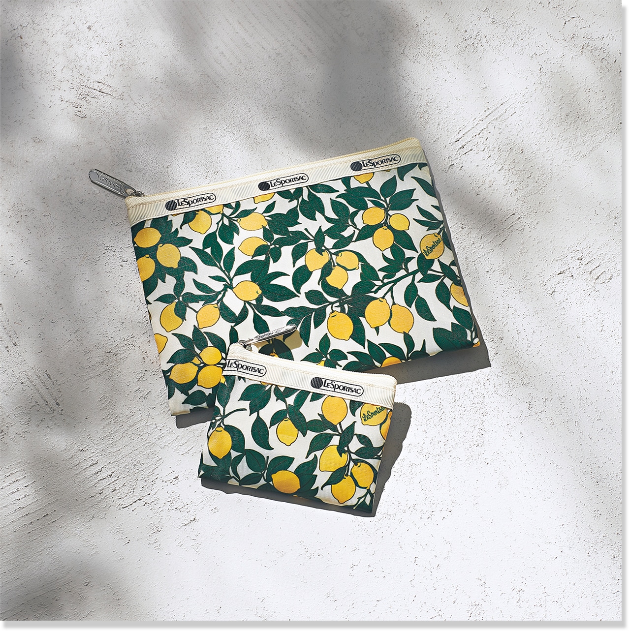 2026LEE4月号特別付録レスポートサック×LEE『幸せを呼ぶレモン柄ポーチセット』