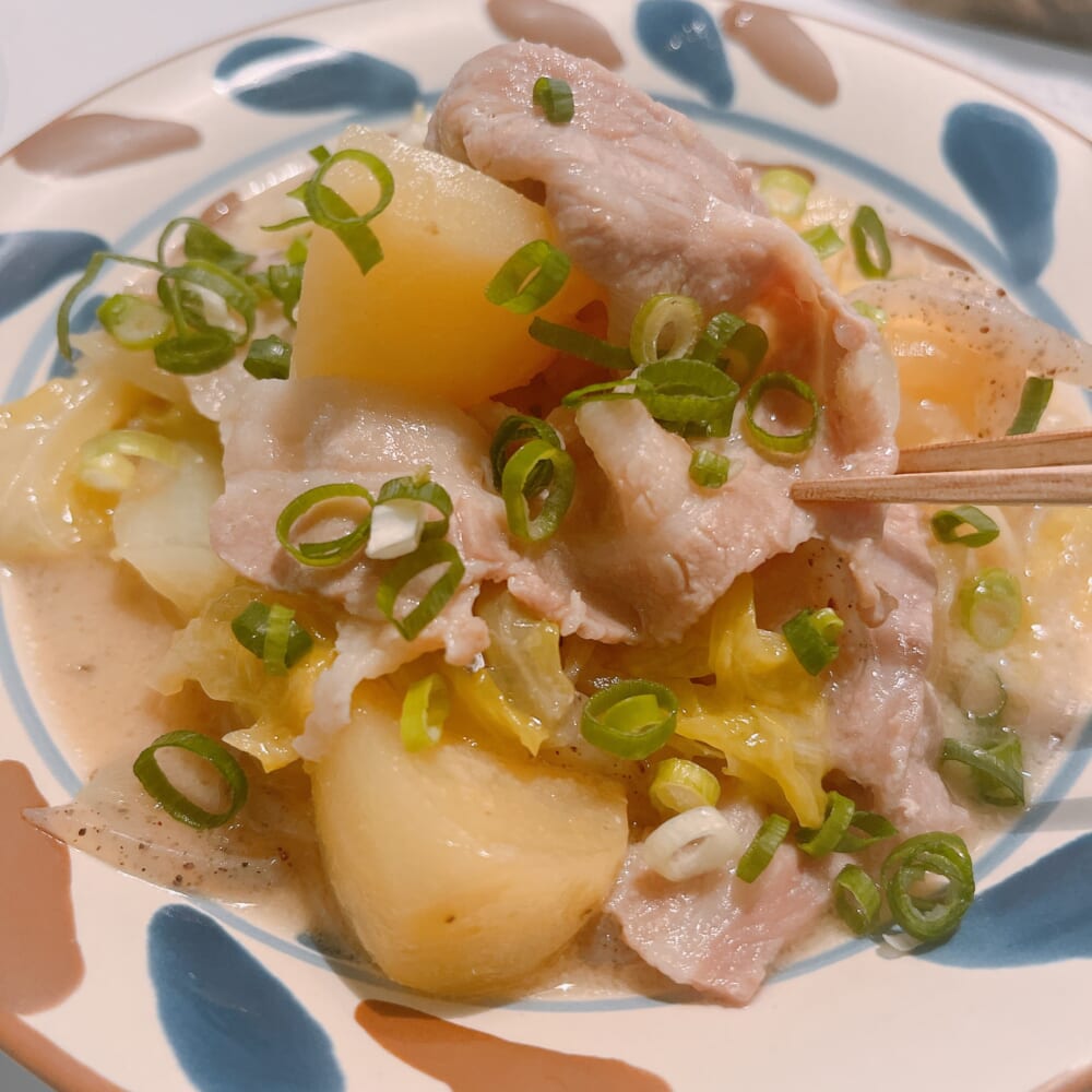 味噌バタ肉じゃが キューピー3分クッキング レシピ