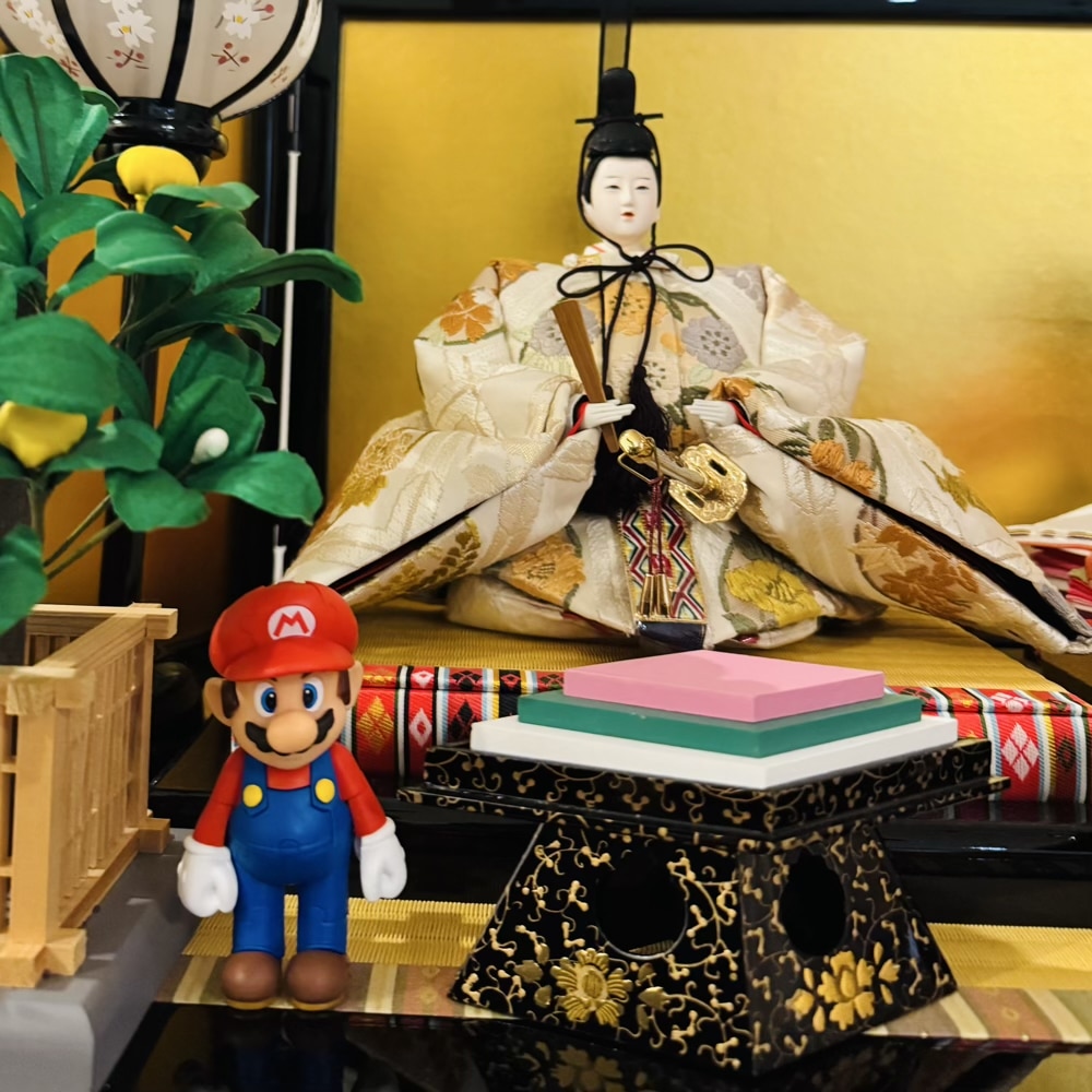 雛人形　マリオ　ひな壇