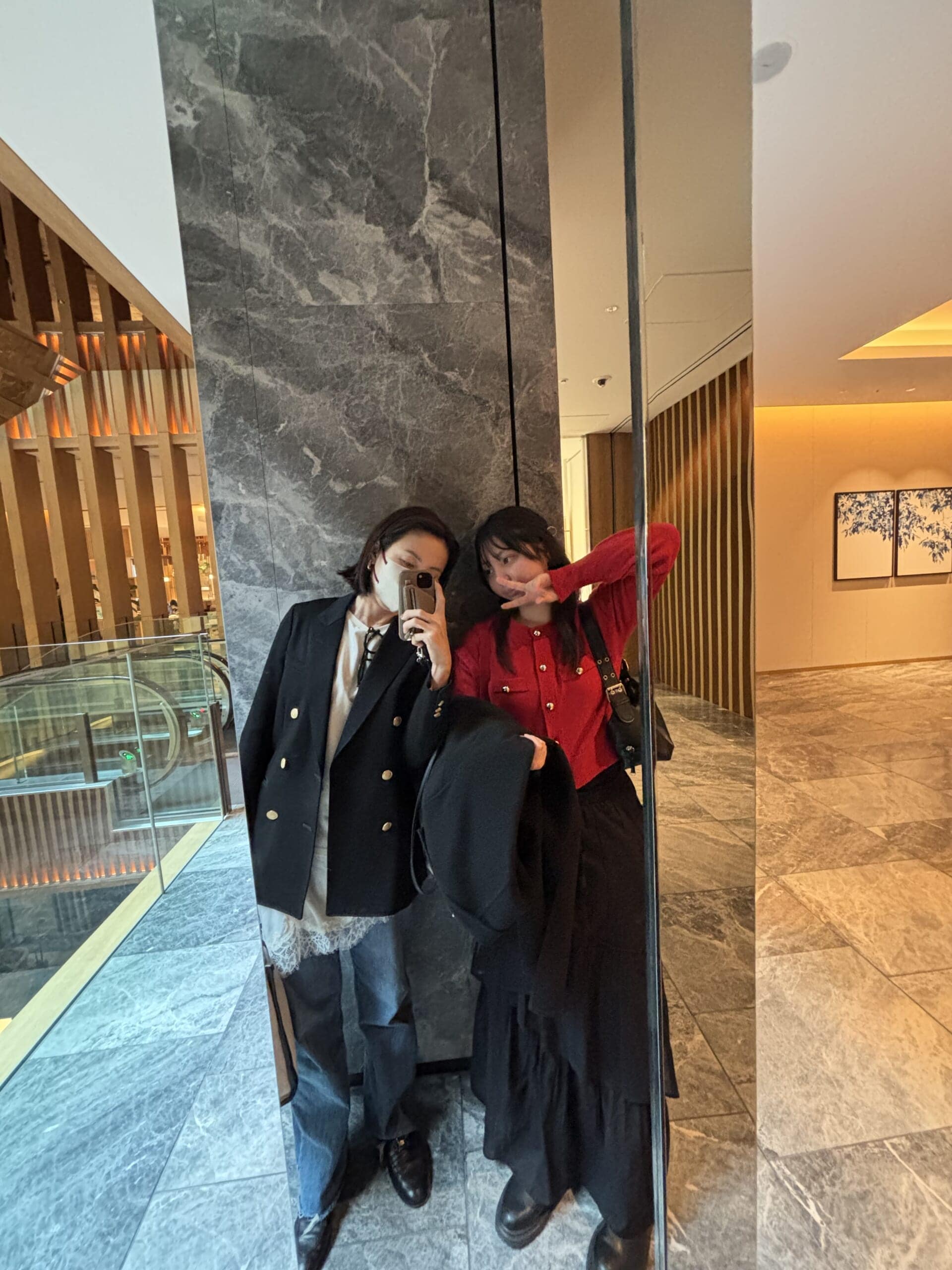 ライター川口ゆかりさん母娘コーデ