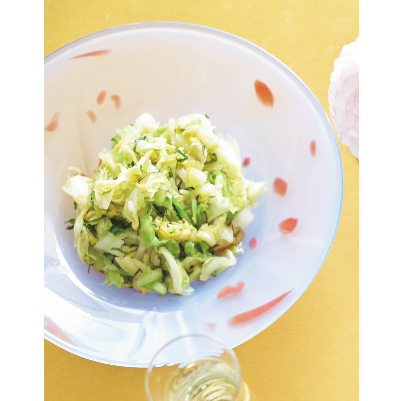 副菜 春キャベツと大葉の浅漬け風