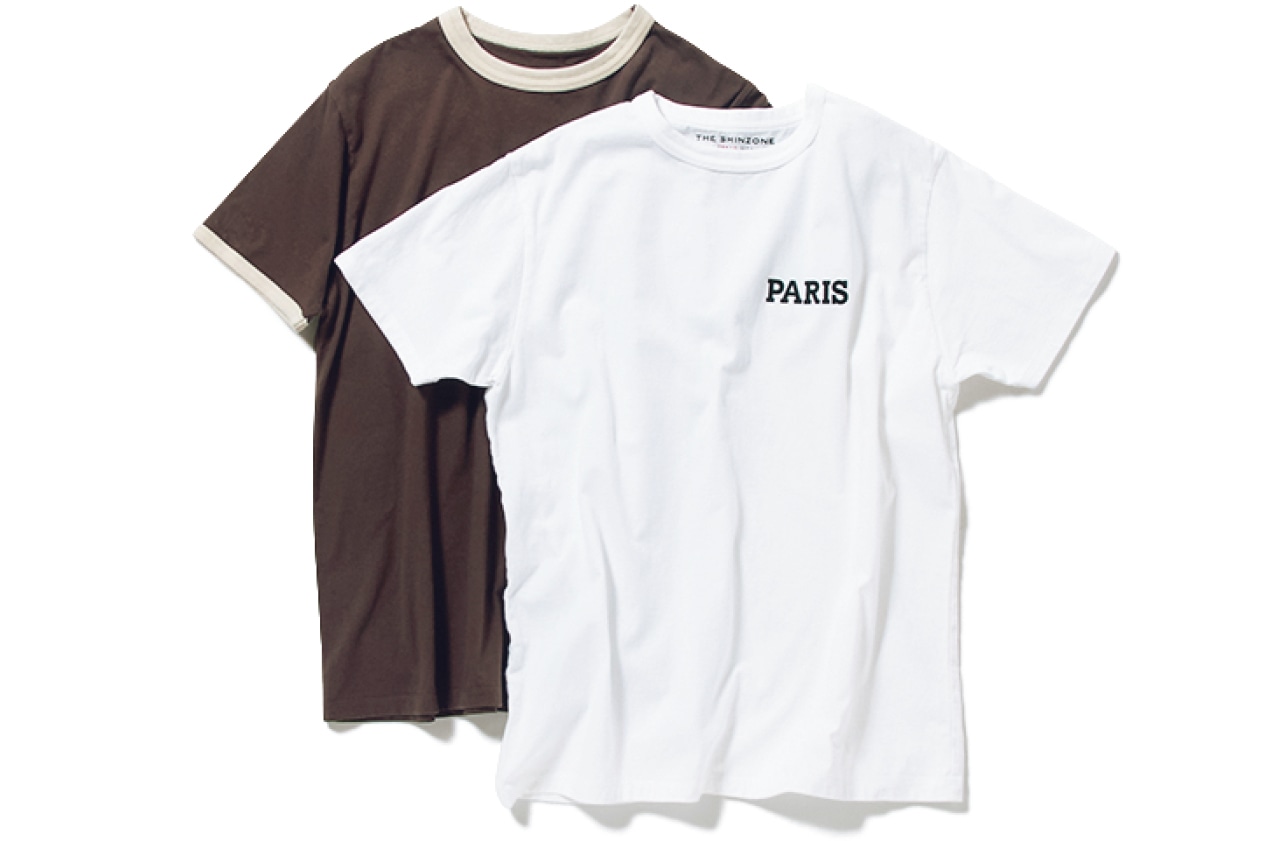 20th Anniv. LEE限定 Shinzone（シンゾーン）【洗える】【福田麻琴さん別注】PACK TEE