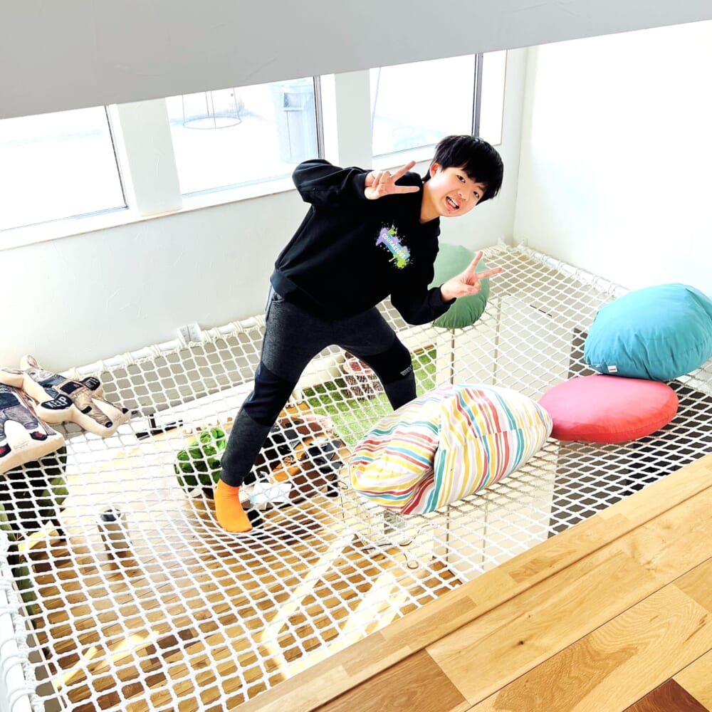 ヌック　おうちハンモック　吹き抜け