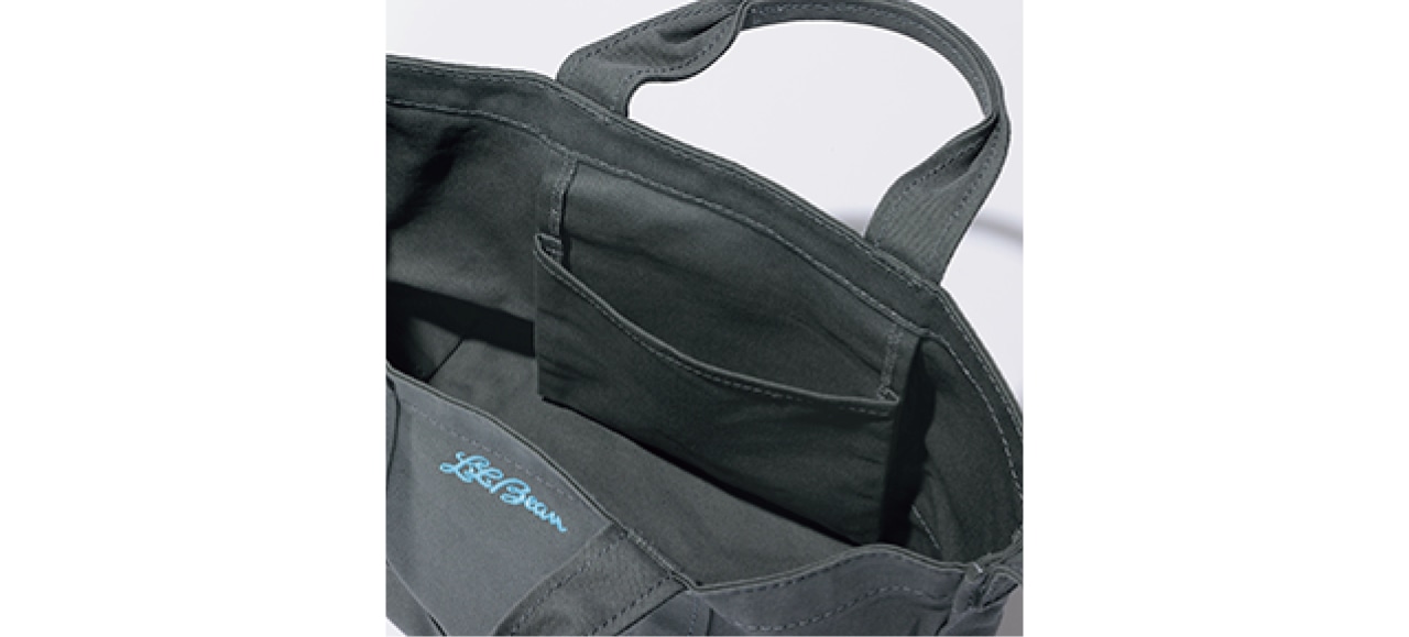 内側にマチのあるオープンポケットが。