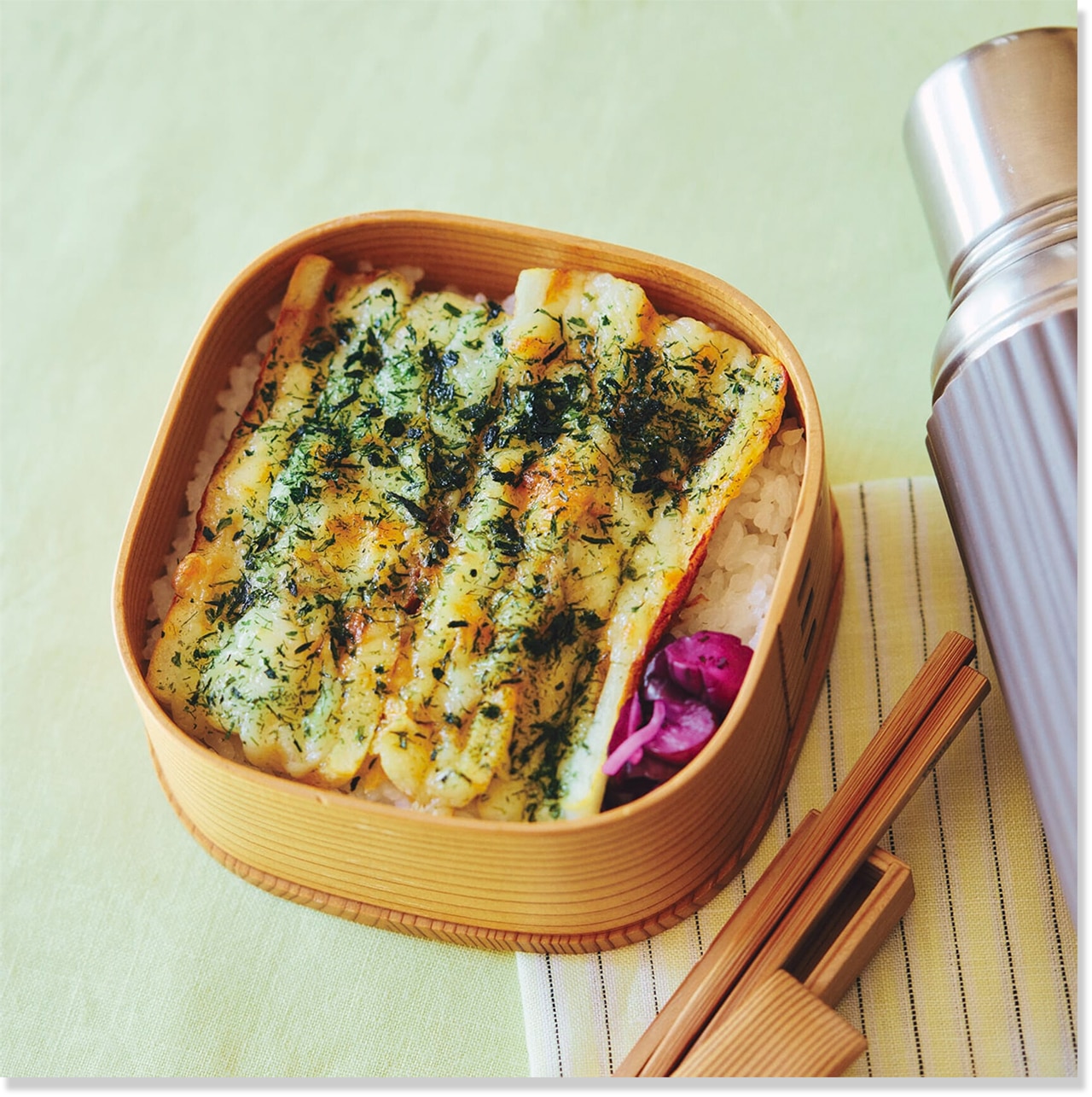 近藤幸子さんの「青ノリチーズちくわ弁当」