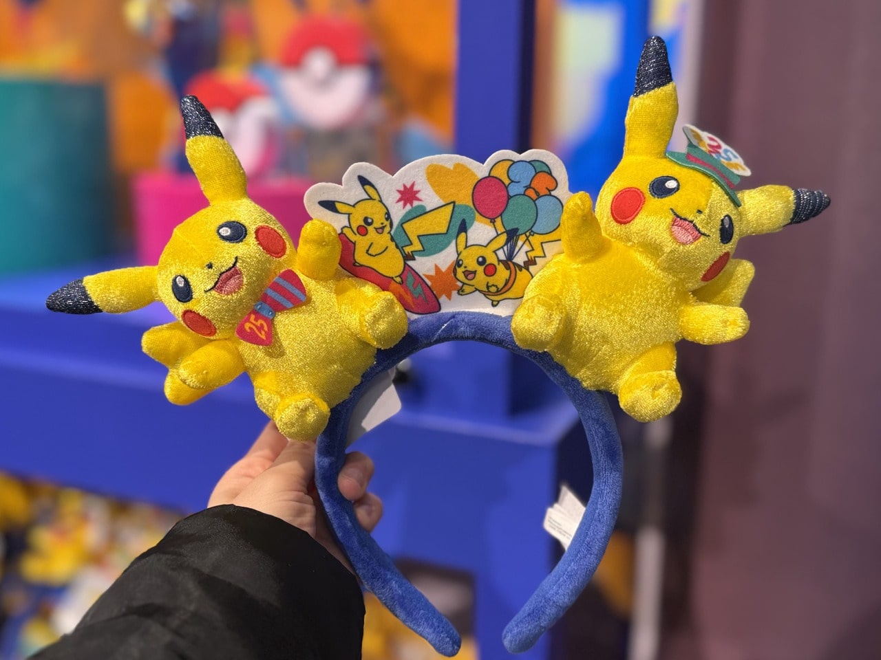 ポケットモンスター・ピカチュウUSJグッズ「ぬいぐるみカチューシャ」