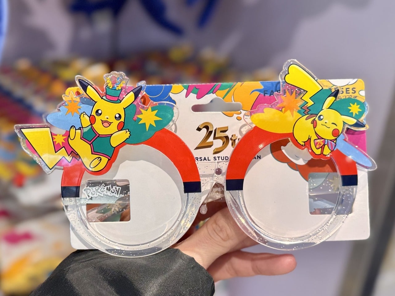 USJ25周年ピカチュウ身に着けグッズ「ダテメガネ」